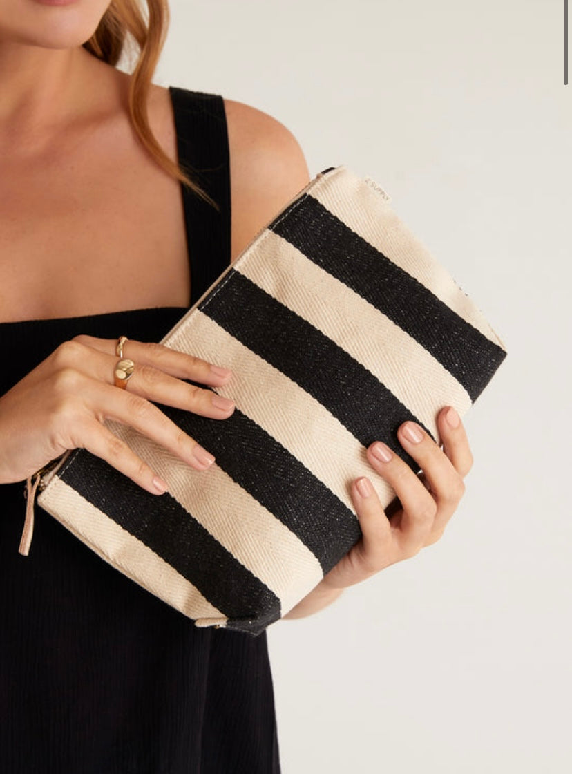 Rugby Stripe Pouch